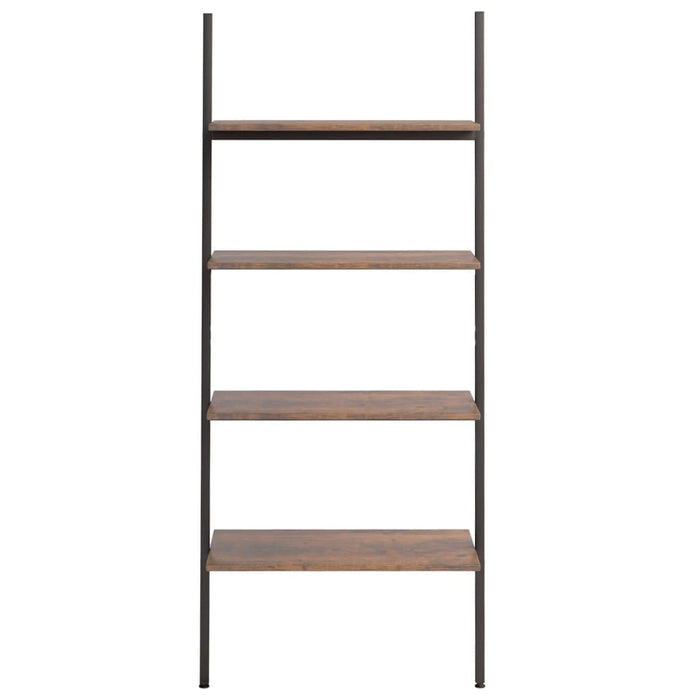 Raft înclinat cu 4 niveluri maro închis / negru 64x34x150,5 cm - WALTI WALTI