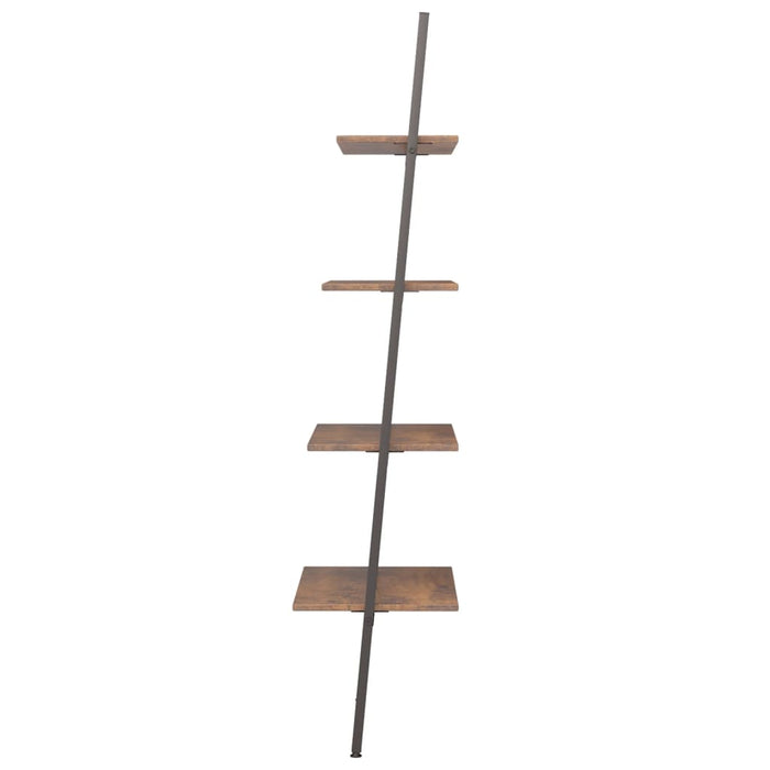 Raft înclinat cu 4 niveluri maro închis / negru 64x34x150,5 cm - WALTI WALTI