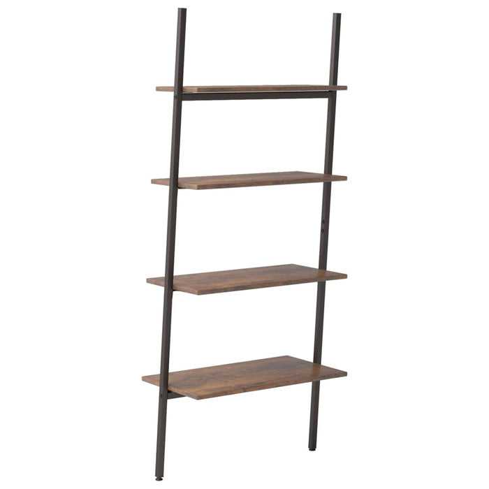 Raft înclinat cu 4 niveluri maro închis / negru 64x34x150,5 cm - WALTI WALTI