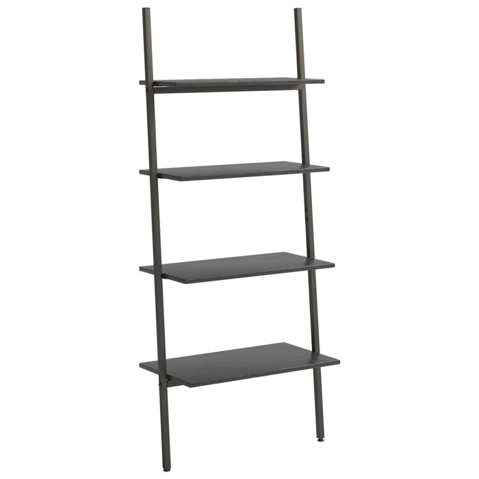Raft înclinat, cu 4 niveluri, negru, 64x34x150,5 cm - WALTI WALTI