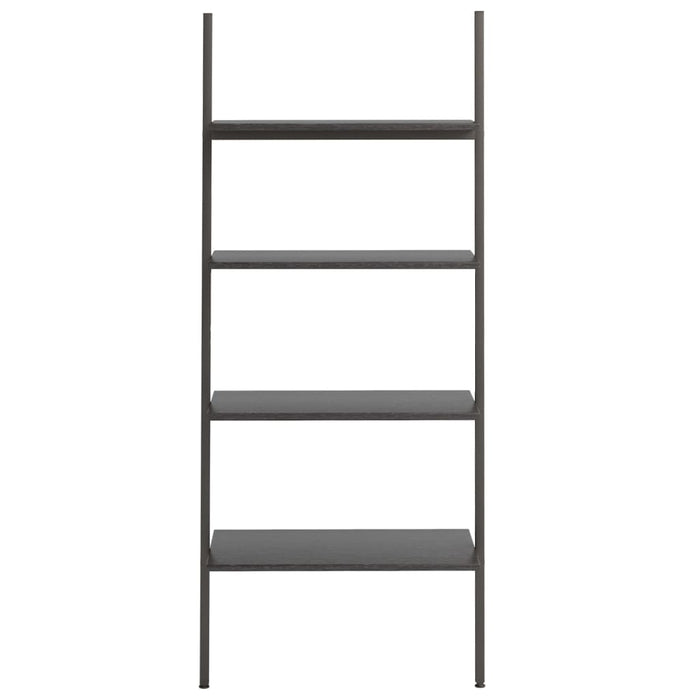 Raft înclinat, cu 4 niveluri, negru, 64x34x150,5 cm - WALTI WALTI