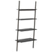 Raft înclinat, cu 4 niveluri, negru, 64x34x150,5 cm - WALTI WALTI