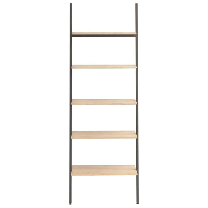 Raft înclinat cu 5 niveluri maro deschis / negru 64x34x185,5 cm - WALTI WALTI