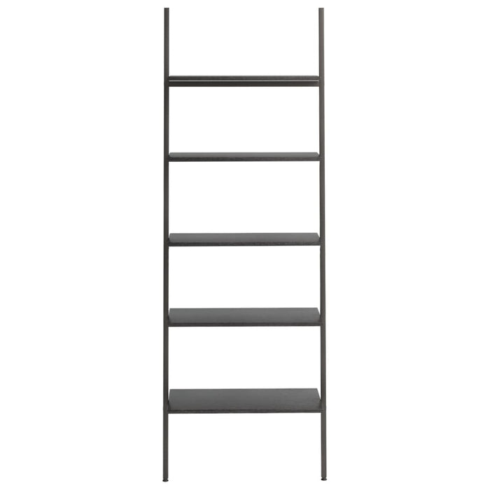 Raft înclinat, cu 5 niveluri, negru, 64x34x185,5 cm - WALTI WALTI