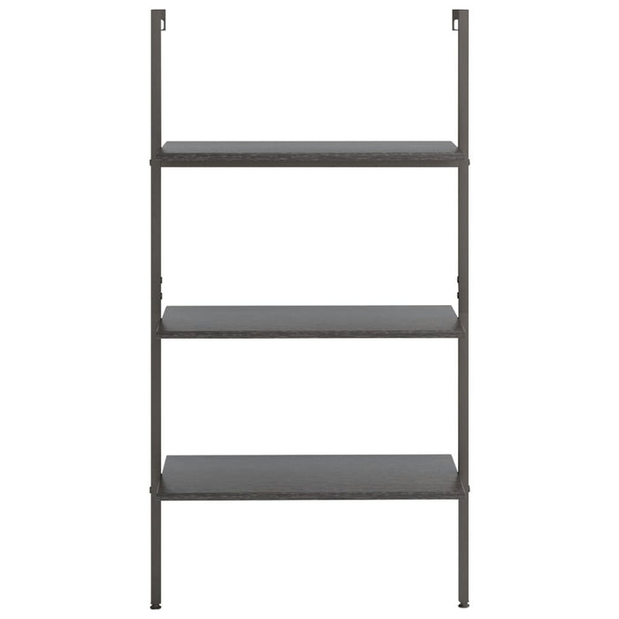 Raft înclinat cu 3 niveluri, negru, 64x35x120,5 cm - WALTI WALTI