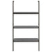 Raft înclinat cu 3 niveluri, negru, 64x35x120,5 cm - WALTI WALTI