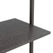 Raft înclinat cu 3 niveluri, negru, 64x35x120,5 cm - WALTI WALTI