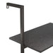 Raft înclinat cu 3 niveluri, negru, 64x35x120,5 cm - WALTI WALTI