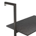 Raft sprijinit, cu 4 niveluri, negru, 64x35x152,5 cm - WALTI WALTI