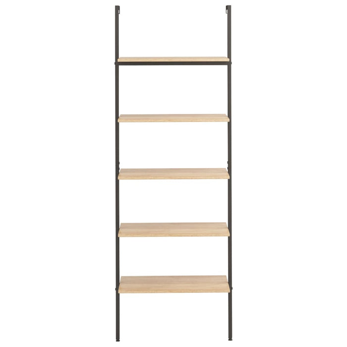 Raft înclinat cu 5 niveluri maro deschis / negru 64x35x185 cm - WALTI WALTI