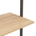 Raft înclinat cu 5 niveluri maro deschis / negru 64x35x185 cm - WALTI WALTI