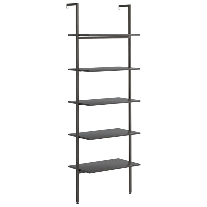 Raft înclinat, cu 5 niveluri, negru, 64x35x185 cm - WALTI WALTI