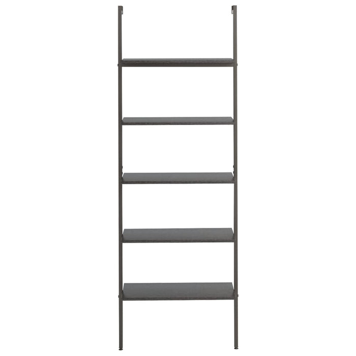 Raft înclinat, cu 5 niveluri, negru, 64x35x185 cm - WALTI WALTI