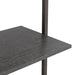 Raft înclinat, cu 5 niveluri, negru, 64x35x185 cm - WALTI WALTI