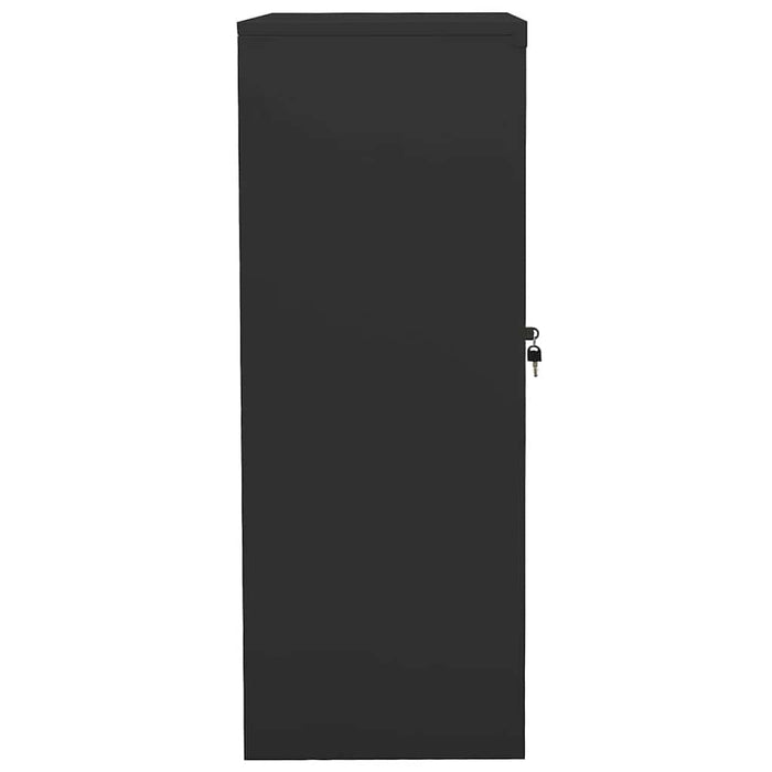 Dulap de birou, antracit, 90x40x105 cm, oțel - WALTI WALTI