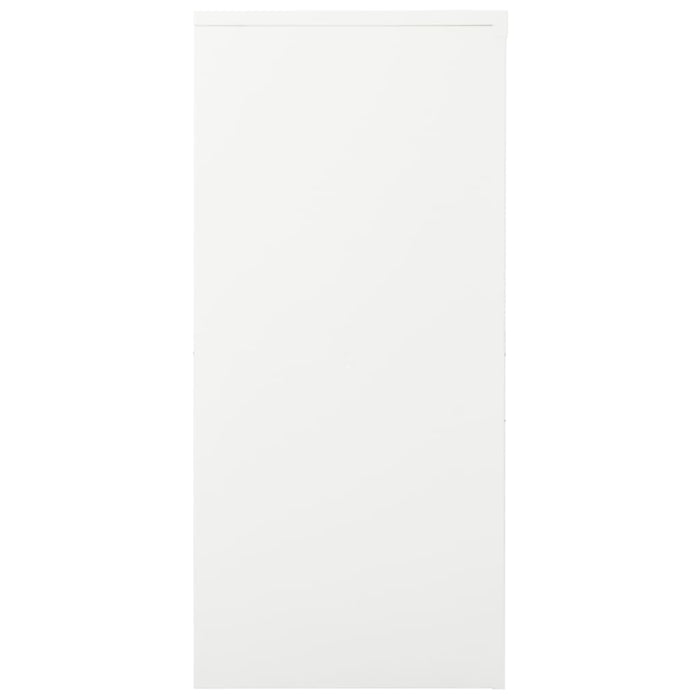 Dulap cu ușă glisantă, alb, 90x40x90 cm, oțel - WALTI WALTI