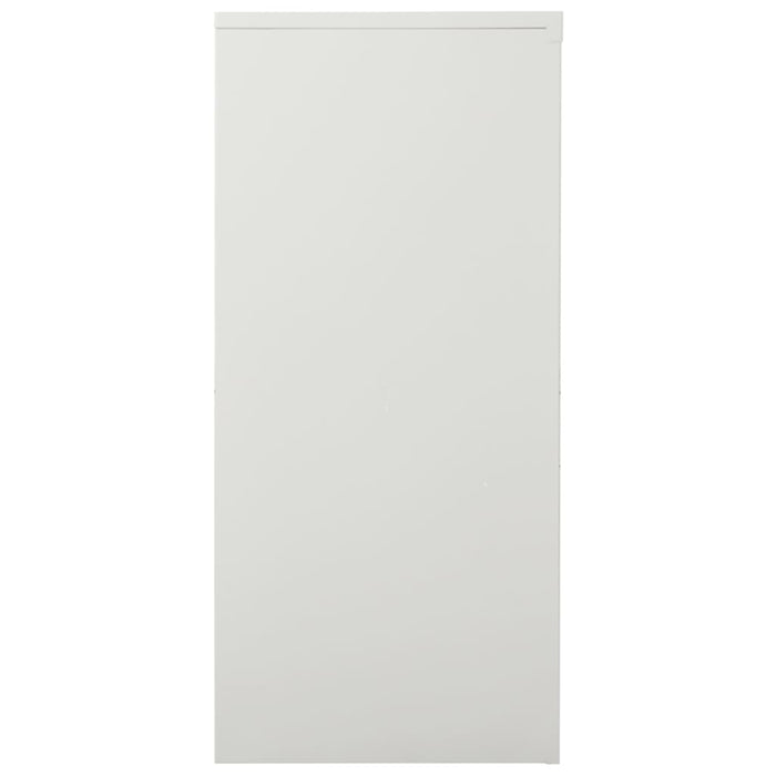 Dulap cu ușă glisantă, gri deschis, 90x40x90 cm, oțel - WALTI WALTI