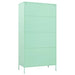 Șifonier, verde mentă, 90x50x180 cm, oțel - WALTI WALTI