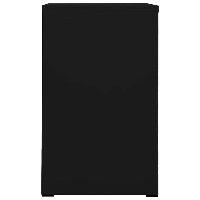 Fișet, negru, 46x62x102,5 cm, oțel WALTI