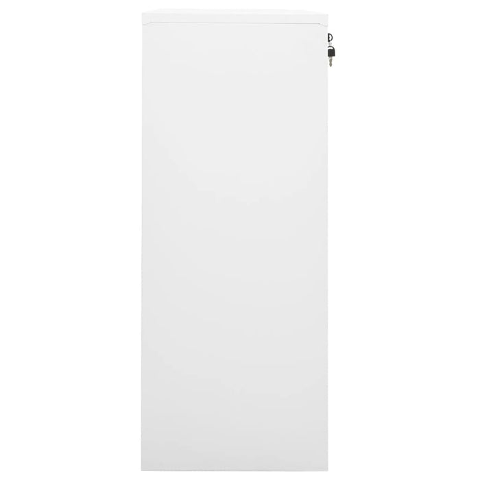 Dulap de birou, alb, 90x40x102 cm, oțel - WALTI WALTI