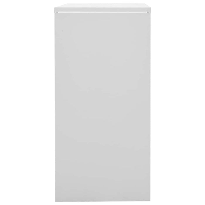 Dulap vestiar, gri deschis și albastru, 90x45x92,5 cm, oțel - WALTI WALTI