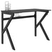 Birou de gaming cu picioare formă K, negru, 110x60x75 cm - WALTI WALTI
