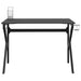Birou de gaming cu picioare formă K, negru, 110x60x75 cm - WALTI WALTI