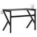 Birou de gaming cu picioare formă K, negru, 110x60x75 cm - WALTI WALTI