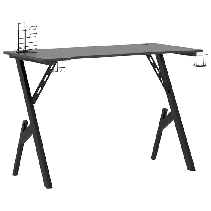 Birou de gaming cu picioare formă Y, negru, 110x60x75 cm - WALTI WALTI