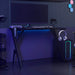 Birou de gaming cu picioare formă Y, negru, 110x60x75 cm - WALTI WALTI