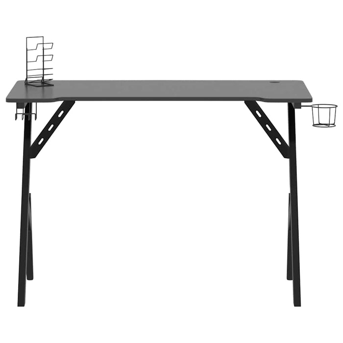 Birou de gaming cu picioare formă Y, negru, 110x60x75 cm - WALTI WALTI