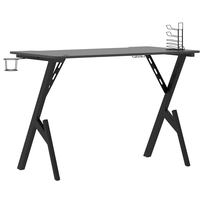 Birou de gaming cu picioare formă Y, negru, 110x60x75 cm - WALTI WALTI