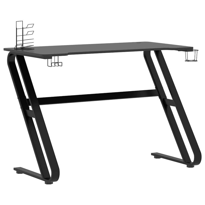 Birou de gaming cu picioare în formă de ZZ, negru, 110x60x75 cm - WALTI WALTI
