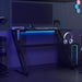 Birou de gaming cu picioare în formă de ZZ, negru, 110x60x75 cm - WALTI WALTI