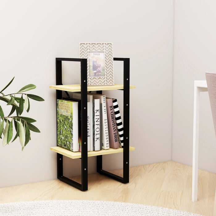 Bibliotecă cu 2 rafturi, 40x30x70 cm, lemn masiv de pin - WALTI WALTI