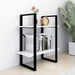 Bibliotecă cu 2 rafturi, alb, 60x30x70 cm, PAL - WALTI WALTI
