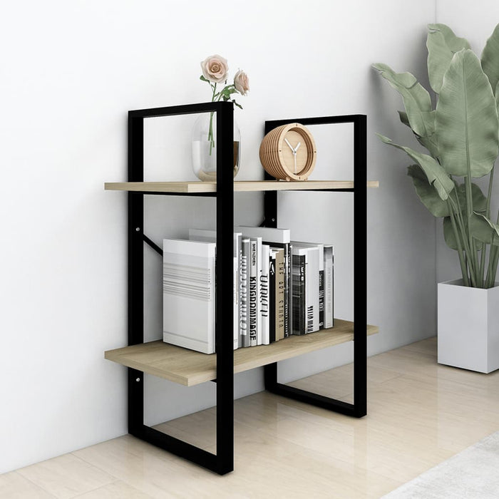 Bibliotecă cu 2 rafturi, stejar sonoma, 60x30x70 cm, PAL - WALTI WALTI