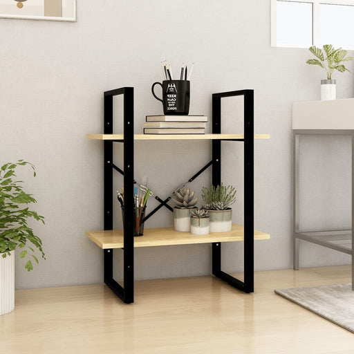 Bibliotecă cu 2 rafturi, 60x30x70 cm, lemn masiv de pin - WALTI WALTI