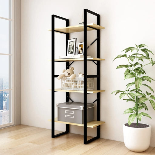 Bibliotecă cu 4 rafturi, 60x30x140 cm, lemn masiv de pin - WALTI WALTI