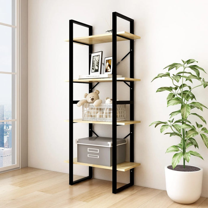 Bibliotecă cu 4 rafturi, 60x30x140 cm, lemn masiv de pin - WALTI WALTI