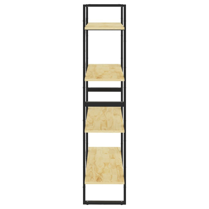 Bibliotecă cu 4 rafturi, 80x30x140 cm, lemn masiv de pin WALTI