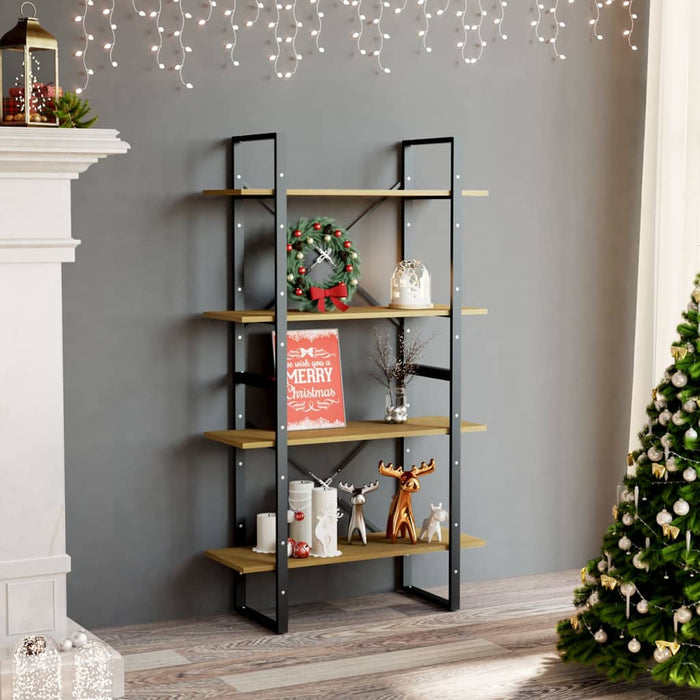 Bibliotecă cu 4 rafturi, 80x30x140 cm, lemn masiv de pin - WALTI WALTI