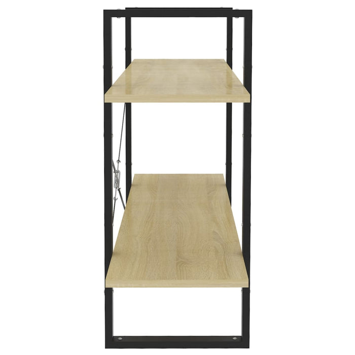 Bibliotecă cu 2 rafturi, stejar sonoma, 100x30x70 cm, PAL - WALTI WALTI