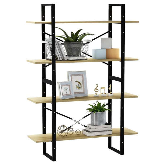 Dulap cu 4 rafturi, stejar sonoma, 100x30x140 cm PAL - WALTI WALTI