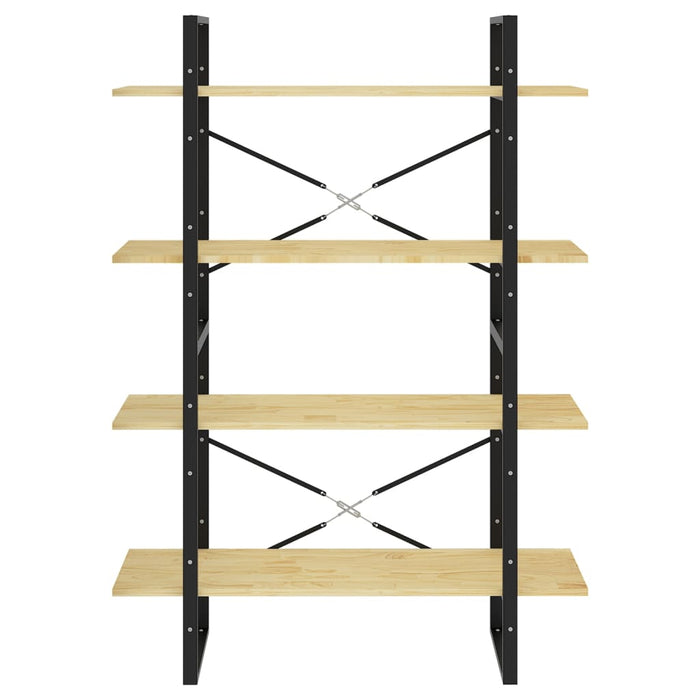 Bibliotecă cu 4 rafturi, 100x30x140 cm, lemn masiv de pin WALTI