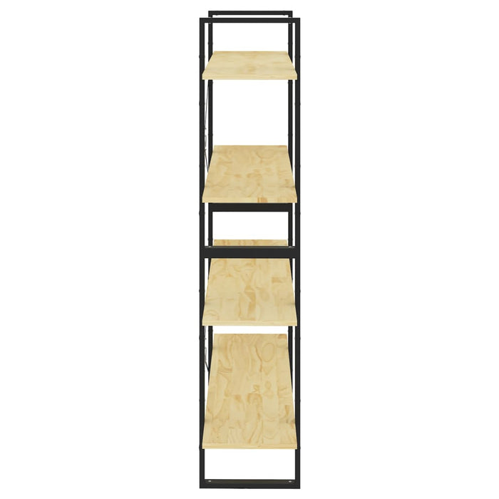 Bibliotecă cu 4 rafturi, 100x30x140 cm, lemn masiv de pin WALTI