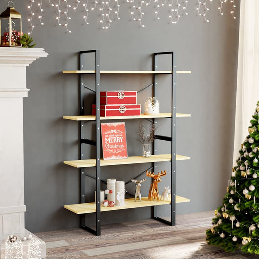 Bibliotecă cu 4 rafturi, 100x30x140 cm, lemn masiv de pin - WALTI WALTI