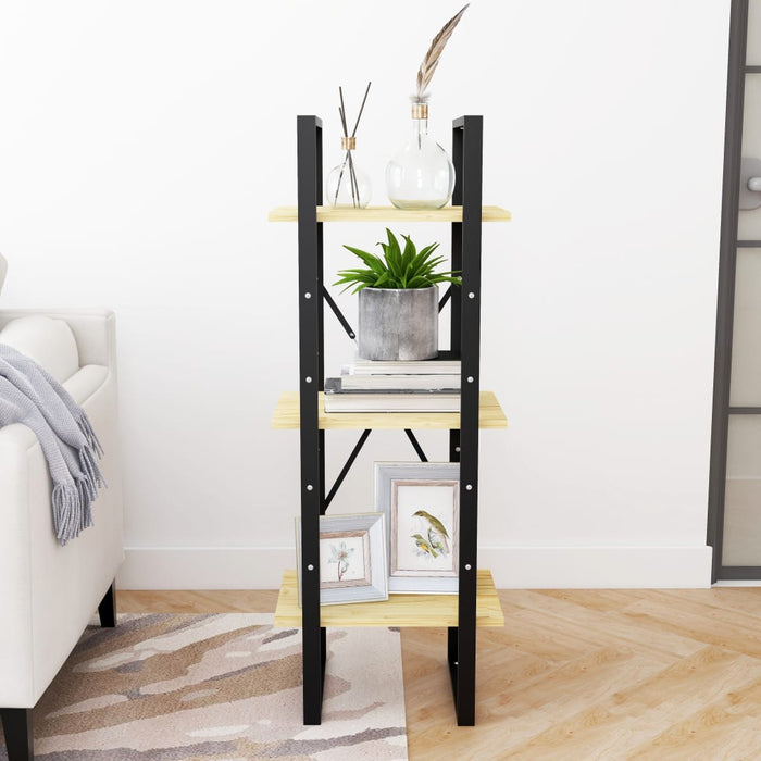 Bibliotecă cu 3 rafturi, 40x30x105 cm, lemn masiv de pin - WALTI WALTI