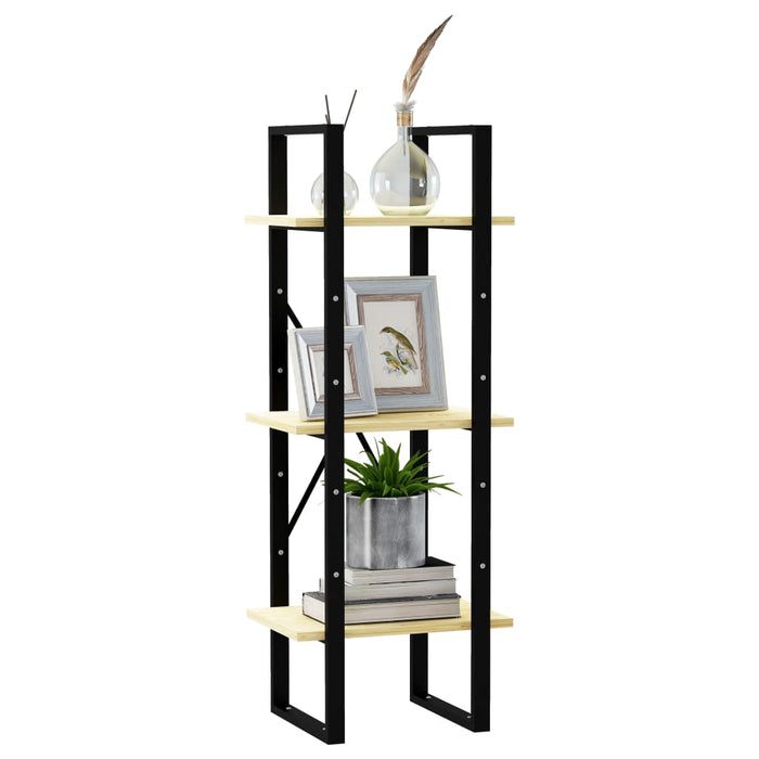 Bibliotecă cu 3 rafturi, 40x30x105 cm, lemn masiv de pin - WALTI WALTI