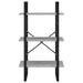 Raft de depozitare, gri beton, 60x30x105 cm, PAL - WALTI WALTI